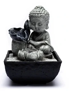 Vodní fontána Buddha – 21,5 cm