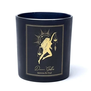 Manifestační svíčka Divine Goddess s nefritem 120 g